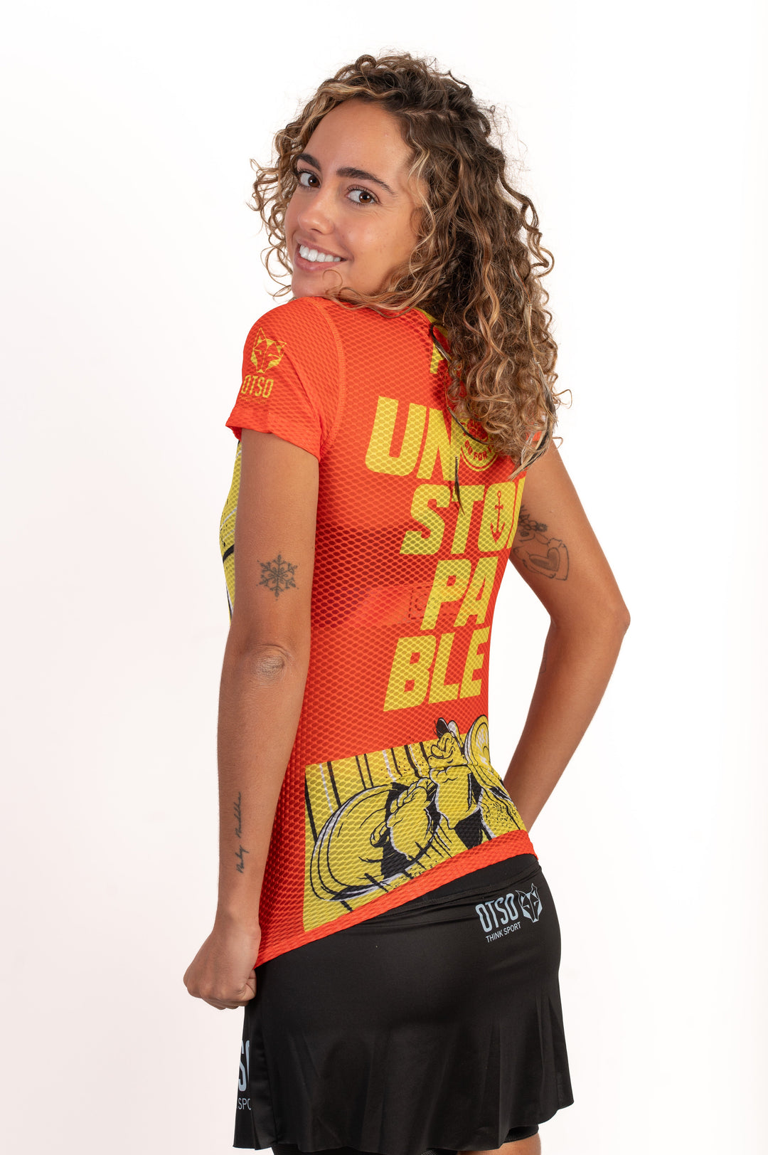 OTSO Women's T-Shirt Popeye Unstoppable (レディース半袖Tシャツ ポパイ アンストッパブル)