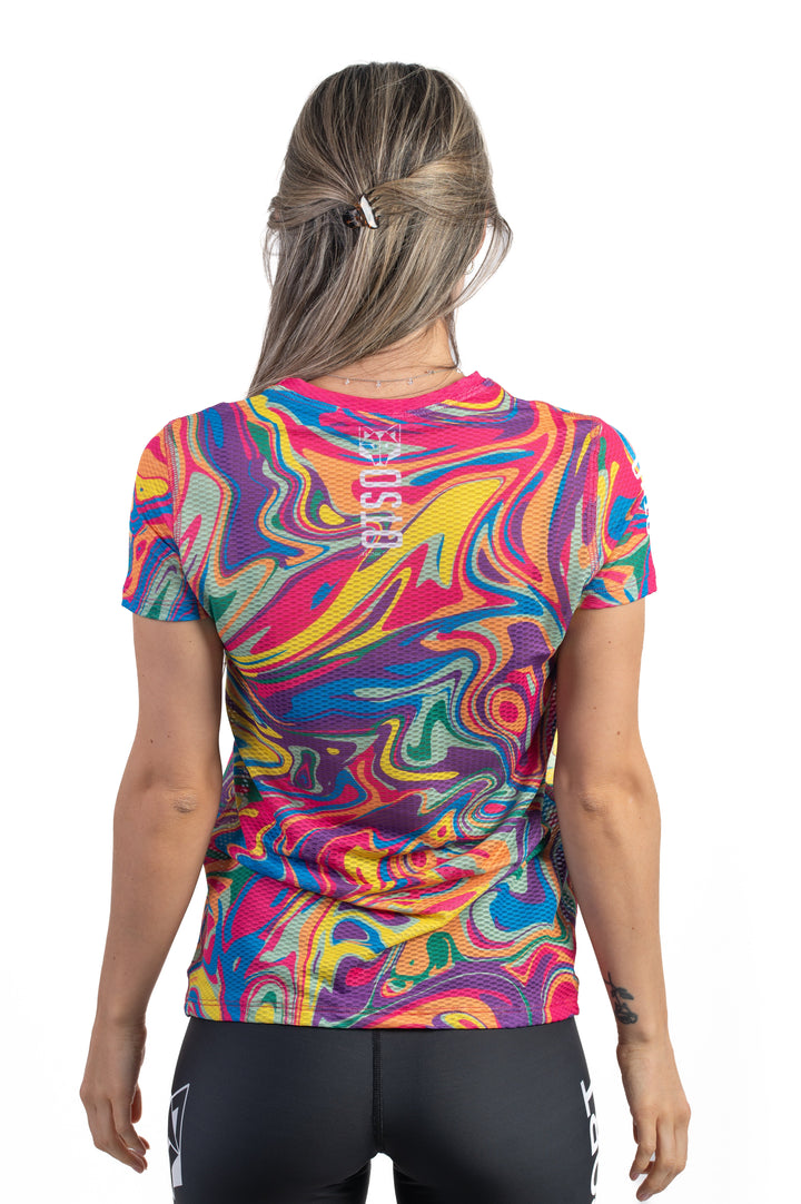 WOMEN'S SHORT SLEEVE SHIRT PSYCHEDELIC(レディース半袖Tシャツ サイケデリック)