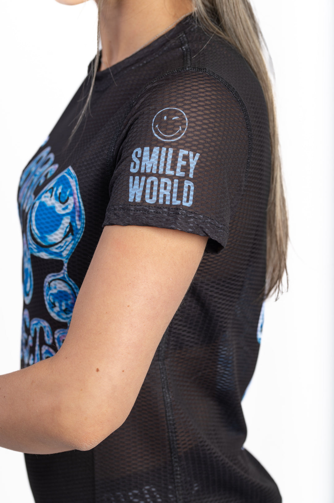 WOMEN'S SHORT SLEEVE SHIRT SMILEY WORLD CONNECTED(レディース半袖Tシャツ スマイリーワールド コネクテッド)