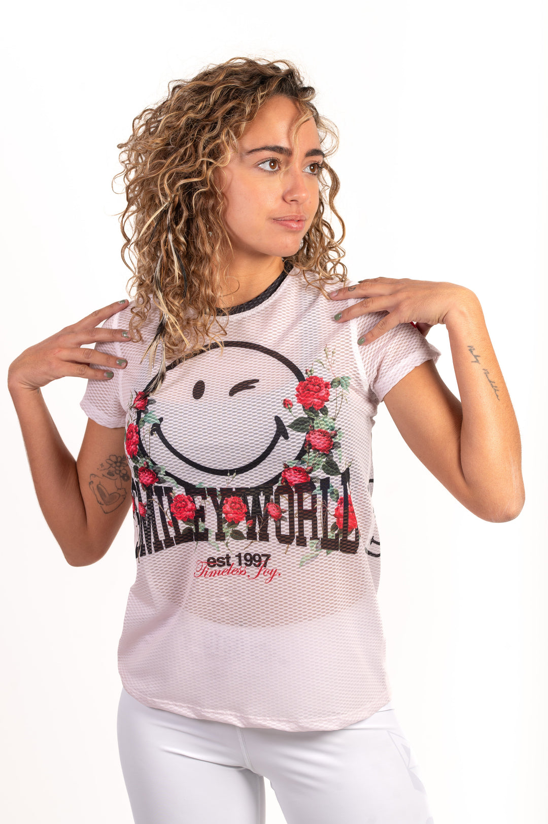 Women’s Short Sleeve T-Shirt - Smiley Vintage