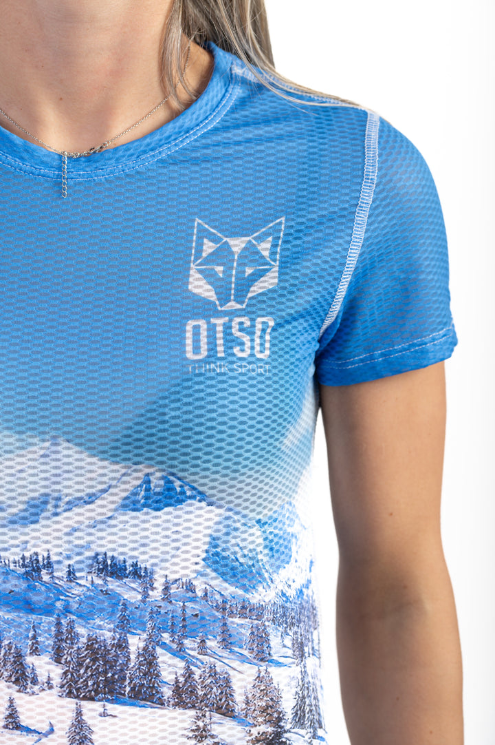 WOMEN'S SHORT SLEEVE SHIRT SNOW FOREST(レディース半袖Tシャツ スノーフォレスト)