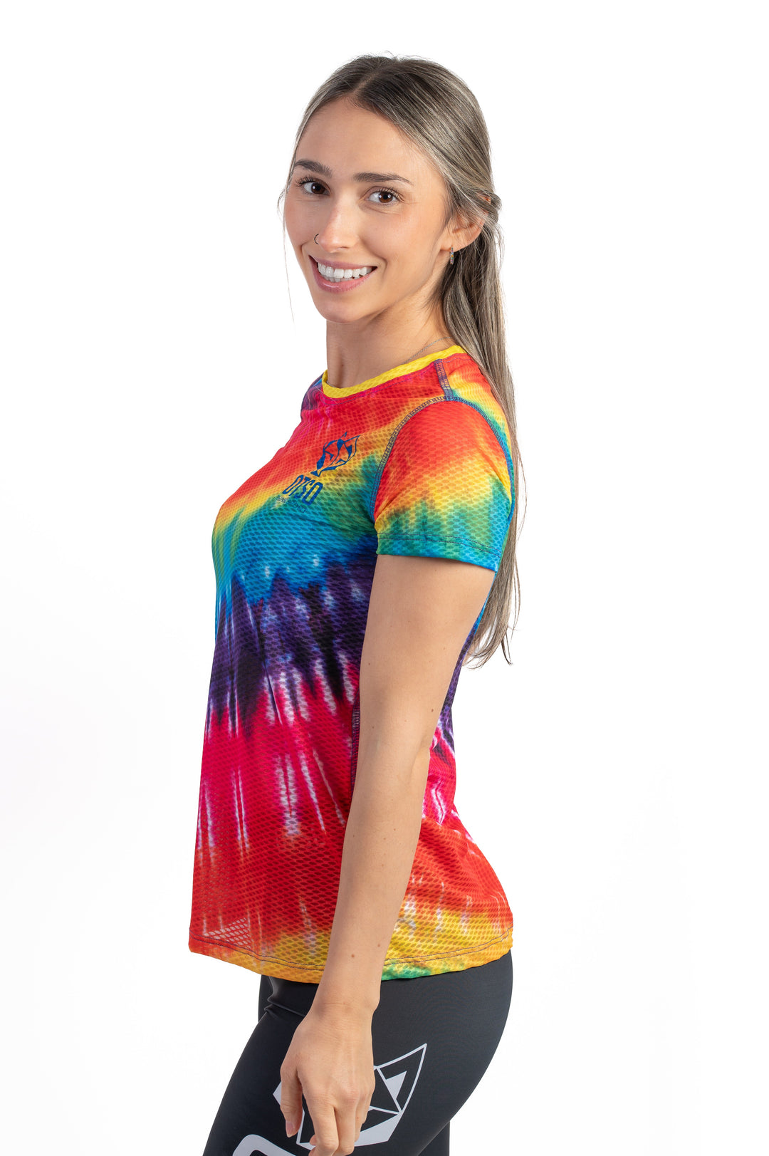 WOMEN'S SHORT SLEEVE SHIRT TIE DIE(レディース半袖Tシャツ タイダイ)