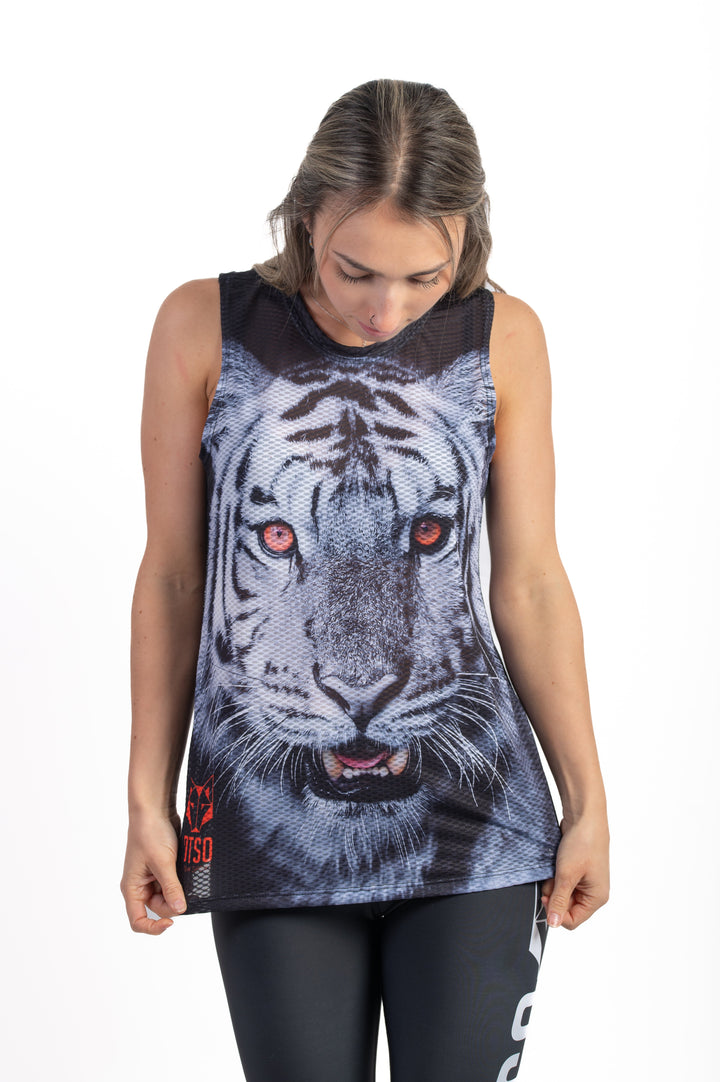 WOMEN'S SINGLET TIGER(レディースノースリーブシャツ タイガー)