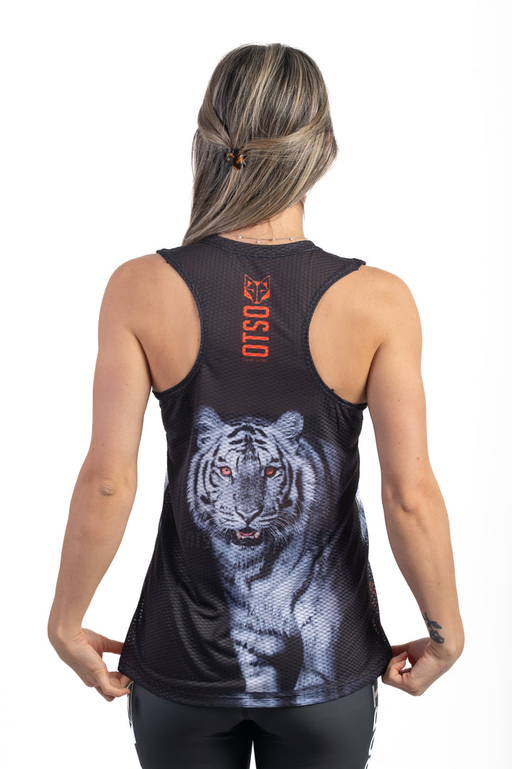 WOMEN'S SINGLET TIGER(レディースノースリーブシャツ タイガー)