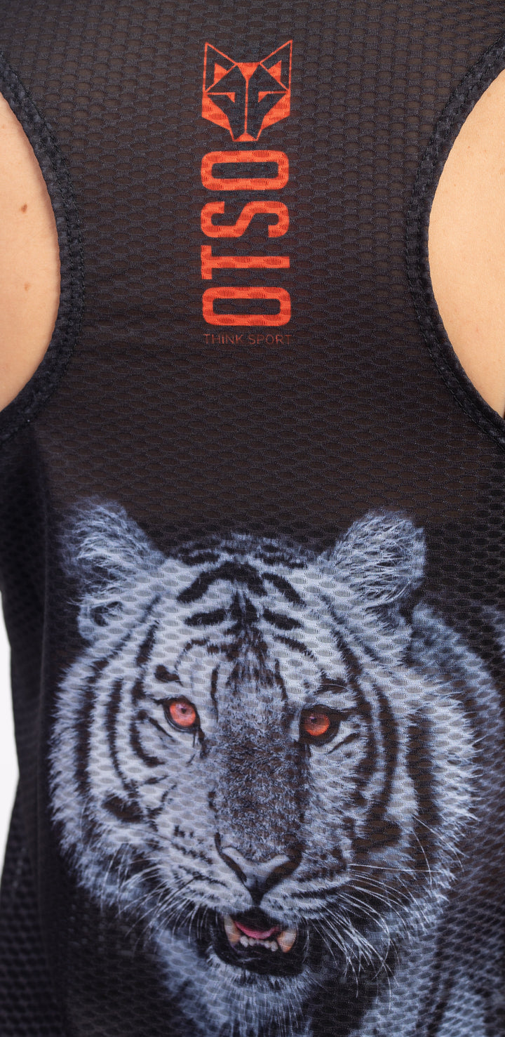 WOMEN'S SINGLET TIGER(レディースノースリーブシャツ タイガー)