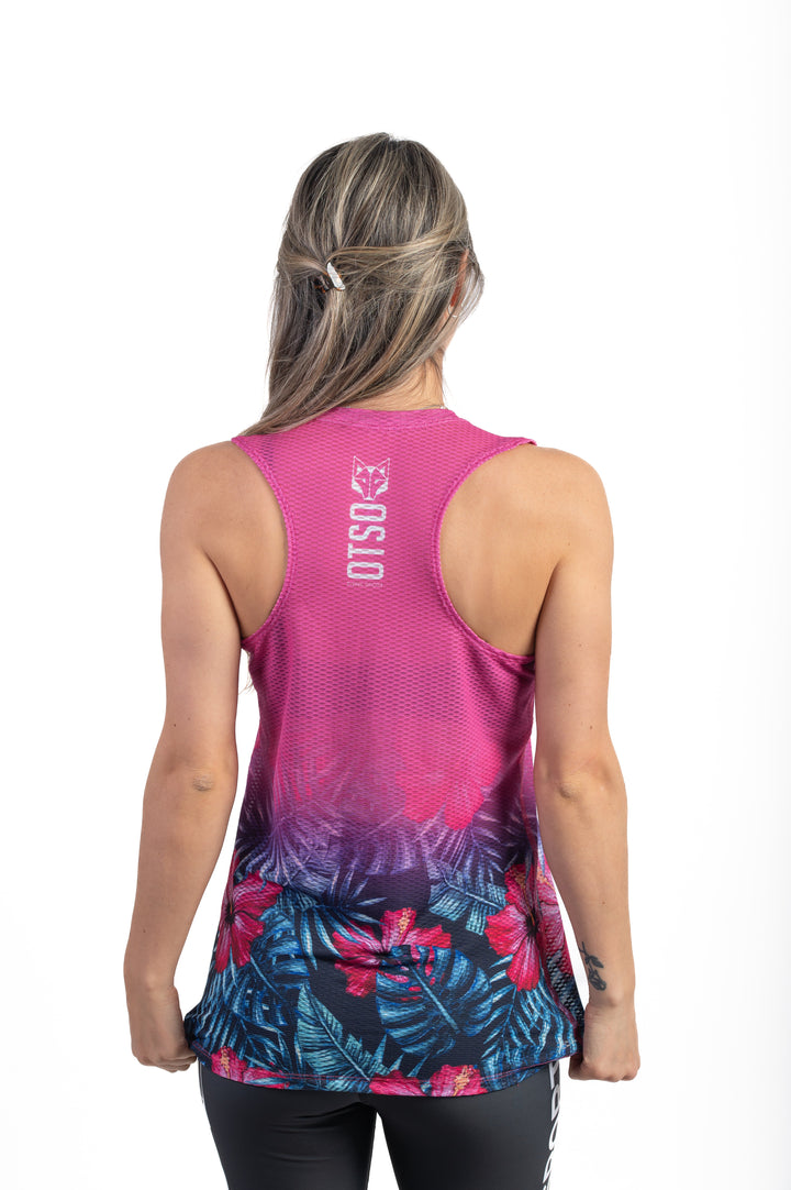 WOMEN'S SINGLET TROPICAL(レディースノースリーブシャツ トロピカル)