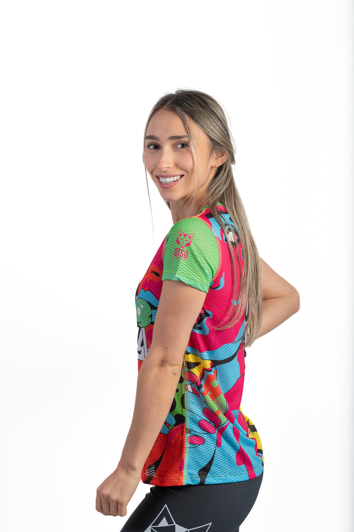OTSO Women’s Short Sleeve Shirt Chupa Chups Warhool (レディース半袖Tシャツ チュッパチャップス ウォーホル)