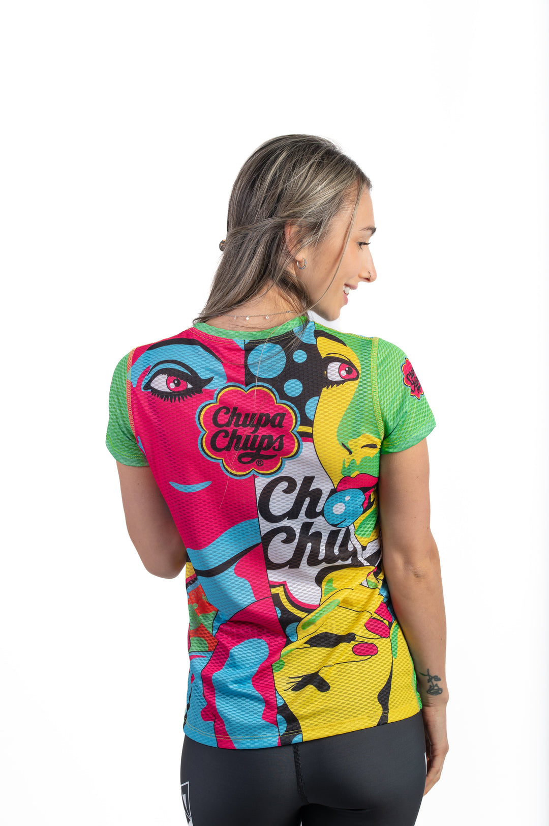 OTSO Women’s Short Sleeve Shirt Chupa Chups Warhool (レディース半袖Tシャツ チュッパチャップス ウォーホル)