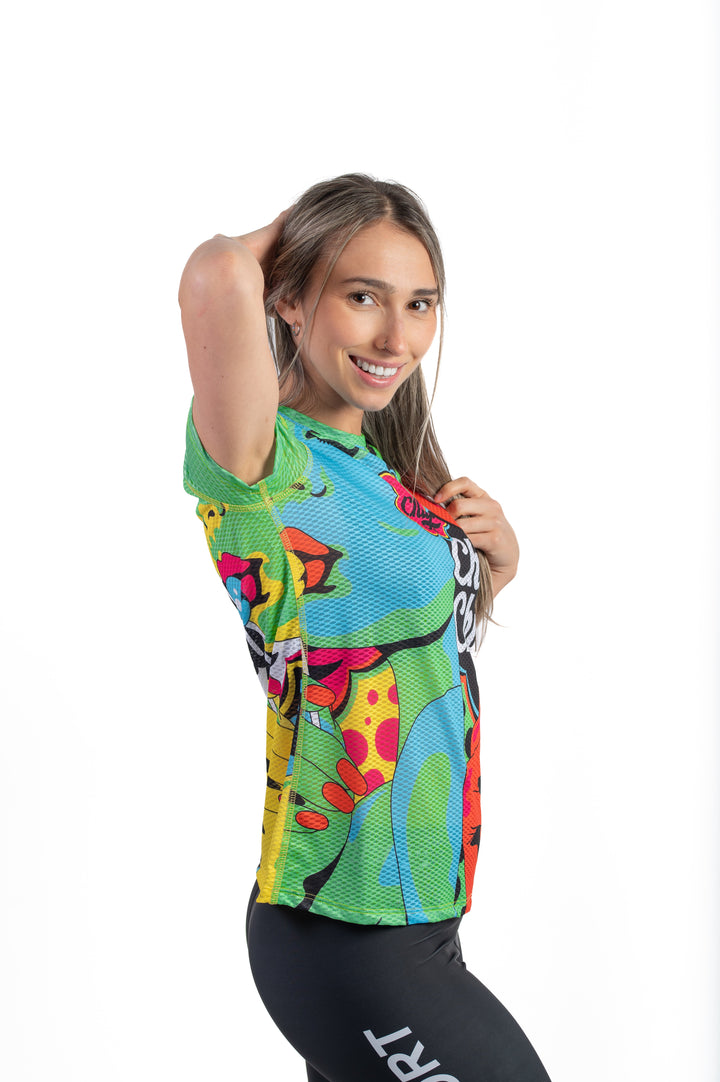OTSO Women’s Short Sleeve Shirt Chupa Chups Warhool (レディース半袖Tシャツ チュッパチャップス ウォーホル)