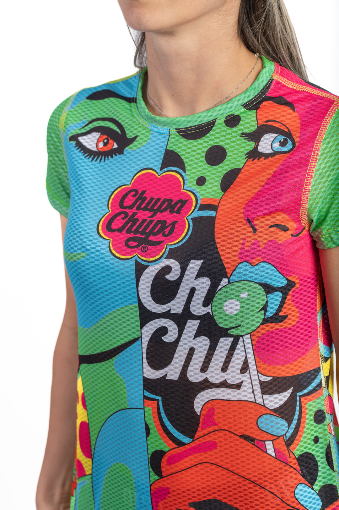 OTSO Women’s Short Sleeve Shirt Chupa Chups Warhool (レディース半袖Tシャツ チュッパチャップス ウォーホル)