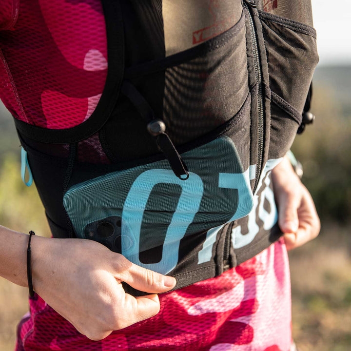 OTSO Trail Running Backpack Black & Turquoise (トレイルランニングバックパック ブラック×ターコイズ )