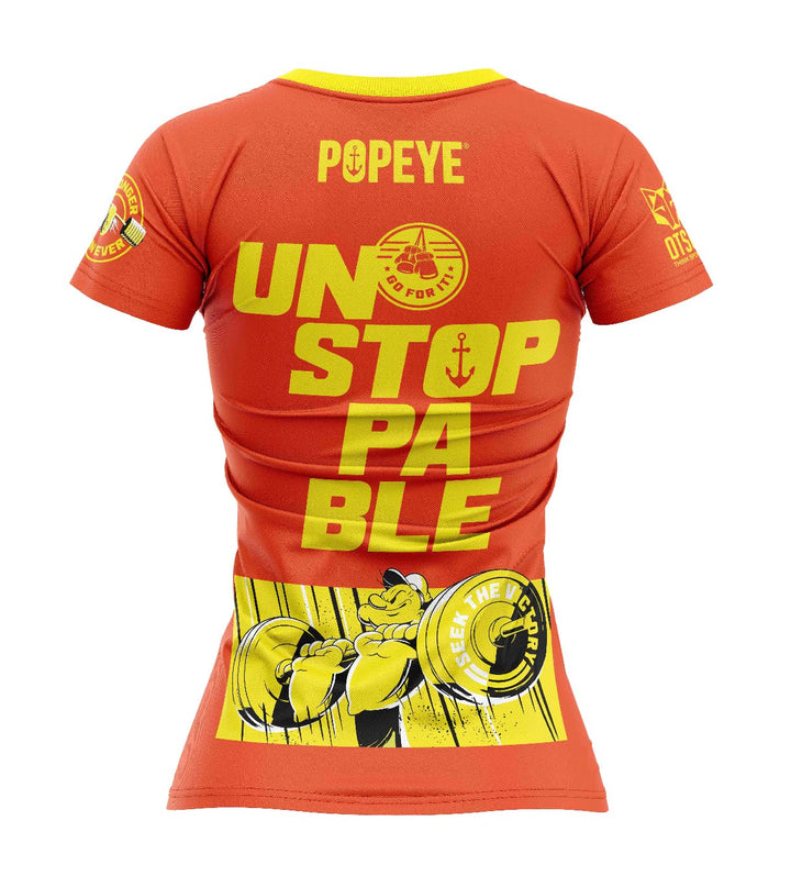 OTSO Women's T-Shirt Popeye Unstoppable (レディース半袖Tシャツ ポパイ アンストッパブル)
