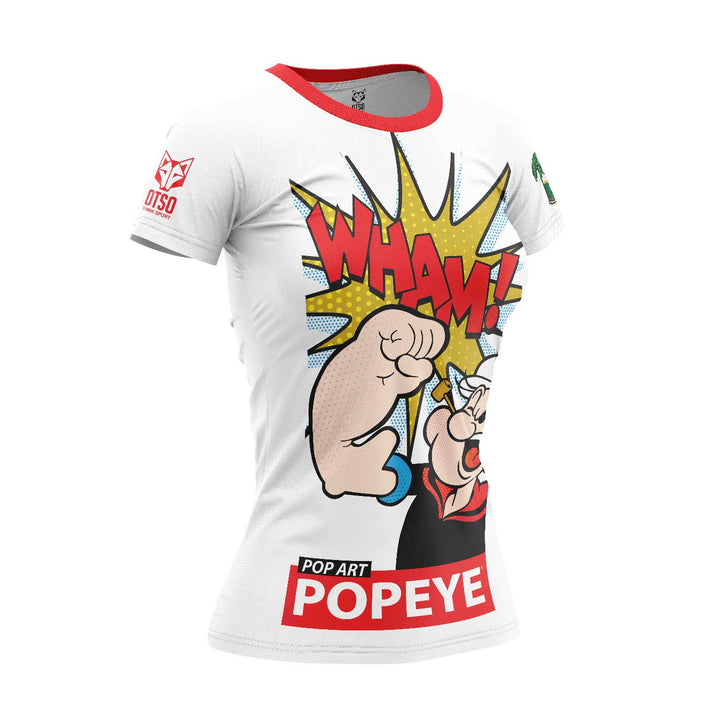 OTSO Women's T-Shirt Popeye Pop Art (レディース半袖Tシャツ ポパイ ポップアート)