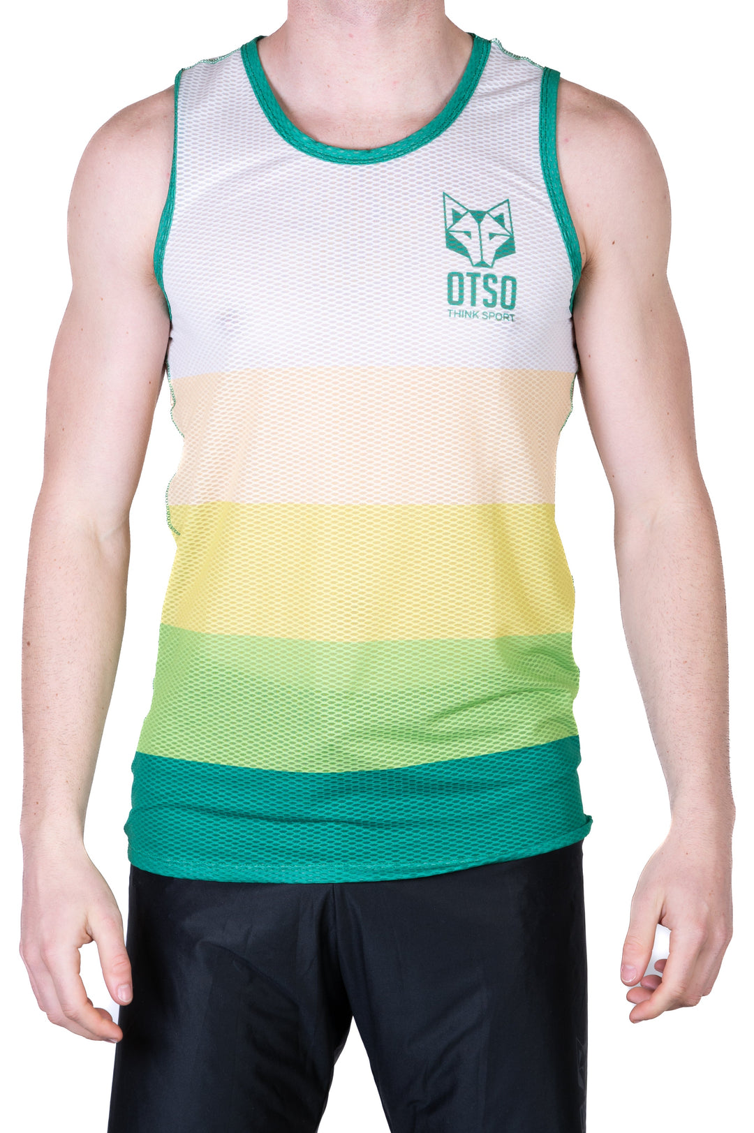 MEN'S SINGLET GREEN(メンズタンク ノースリーブシャツ グリーン)