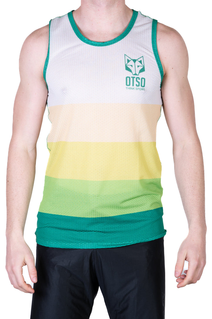 MEN'S SINGLET GREEN(メンズタンク ノースリーブシャツ グリーン)