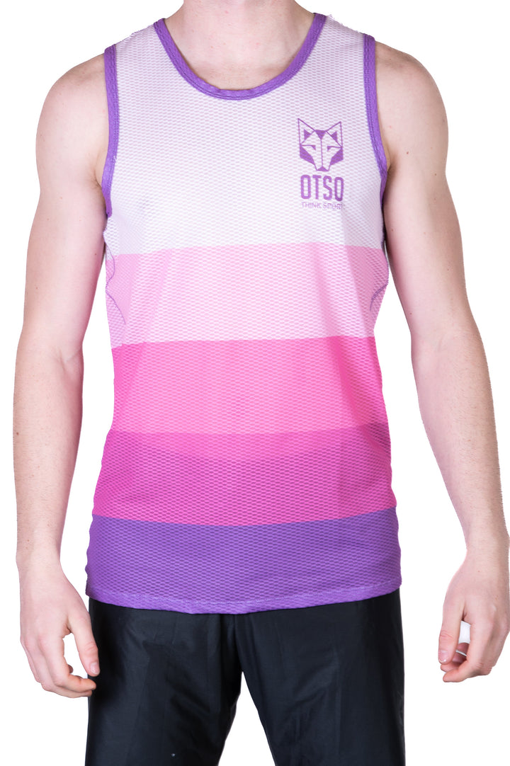 MEN'S SINGLET PINK (メンズノースリーブシャツ ピンク)
