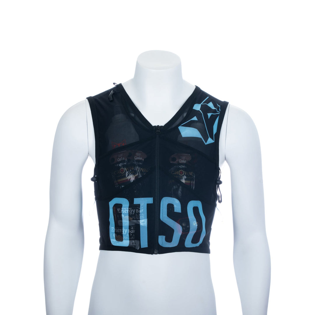 OTSO Trail Running Backpack Black & Turquoise (トレイルランニングバックパック ブラック×ターコイズ )