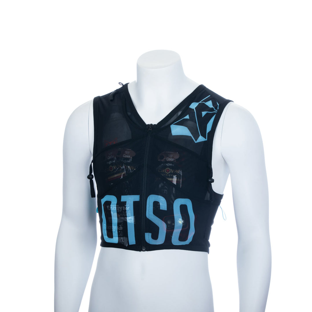OTSO Trail Running Backpack Black & Turquoise (トレイルランニングバックパック ブラック×ターコイズ )