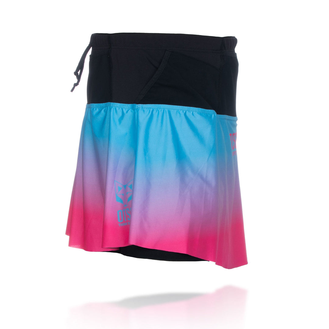 OTSO Women's Skirt Light Blue & Fluo Pink (レディーススカート ライトブルー/ピンク)