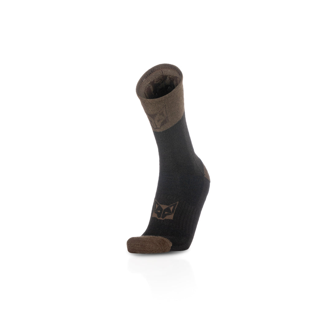 MERINO WOOL SOCKS HIGH CUT BROWN TRUNK(メリノウールソックス ハイカット ブラウントランク)