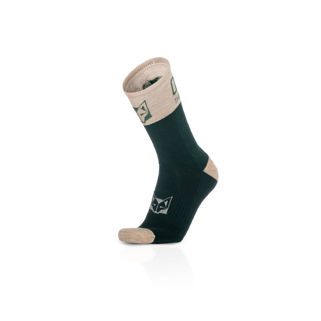 MERINO WOOL SOCKS HIGH CUT GREEN LEAF(メリノウールソックス ハイカット グリーンリーフ)