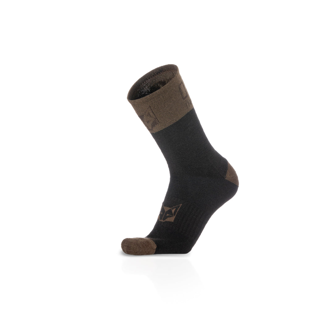 MERINO WOOL SOCKS HIGH CUT BROWN TRUNK(メリノウールソックス ハイカット ブラウントランク)
