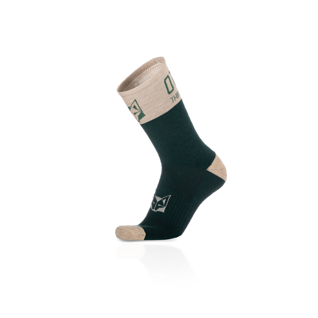 MERINO WOOL SOCKS HIGH CUT GREEN LEAF(メリノウールソックス ハイカット グリーンリーフ)