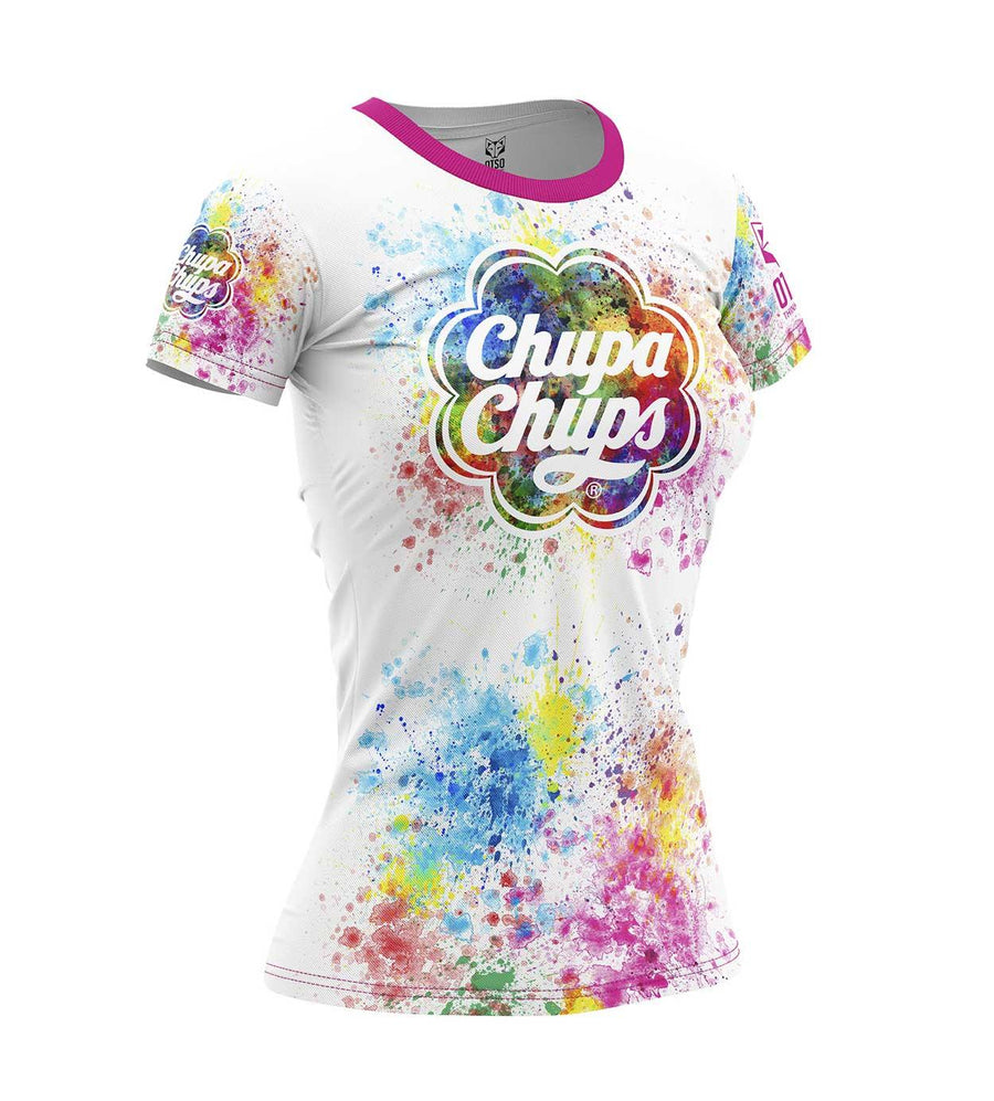 OTSO Chupa Chups Women's Short Sleeve T-Shirt Paint (チュッパチャプス ペイント レディース半袖Tシャツ) - Rufus & Co. オンラインストア