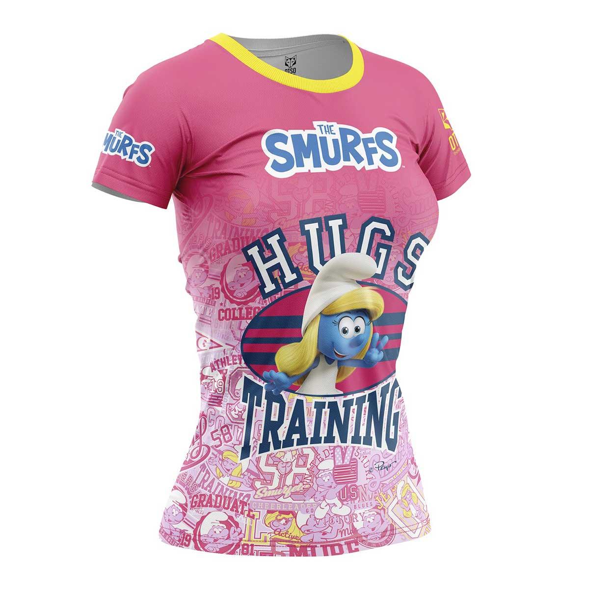 OTSO Smurfs Hugs Women's Short Sleeve T-Shirt (スマーフハグ レディース半袖Tシャツ) - Rufus & Co. オンラインストア