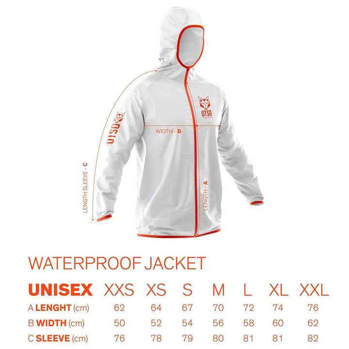 Waterproof Jacket Ultra Light Black & Fluo Orange (ユニセックス ウォータープルーフジャケット ウルトラライト ブラック＆オレンジ) - Rufus & Co. オンラインストア