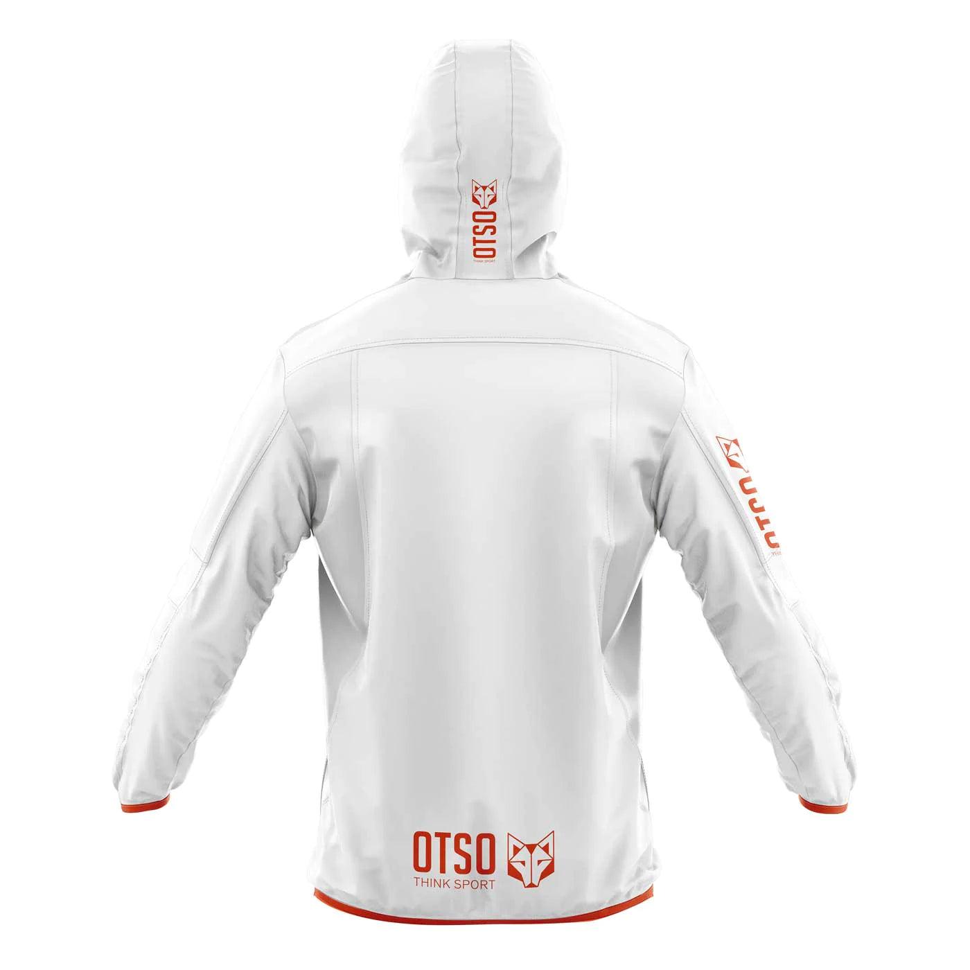 Waterproof Jacket Ultra Light White Fluo Orange (ユニセックス ウォータープルーフジャケット ウルトラライトホワイトxオレンジ) - Rufus & Co. オンラインストア