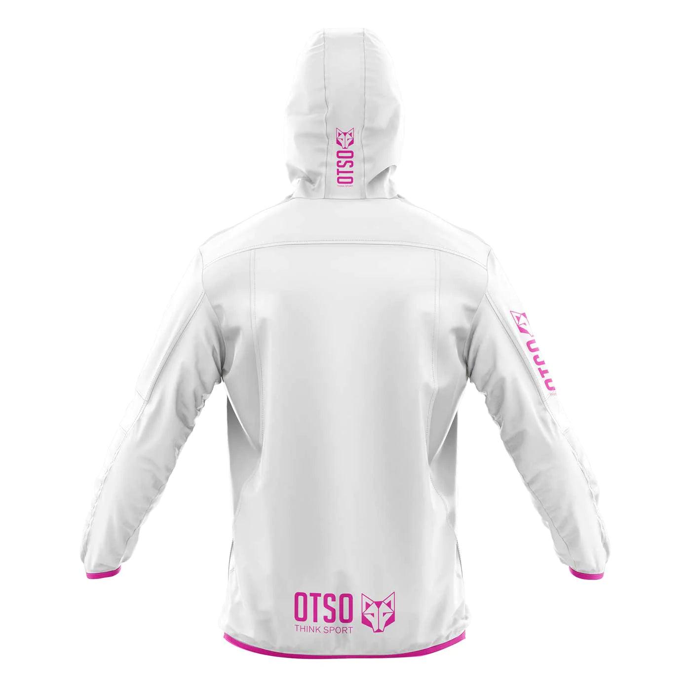 Waterproof Jacket Ultra Light White Fluo Pink (ユニセックス ウォータープルーフジャケット ウルトラライトホワイトxピンク) - Rufus & Co. オンラインストア