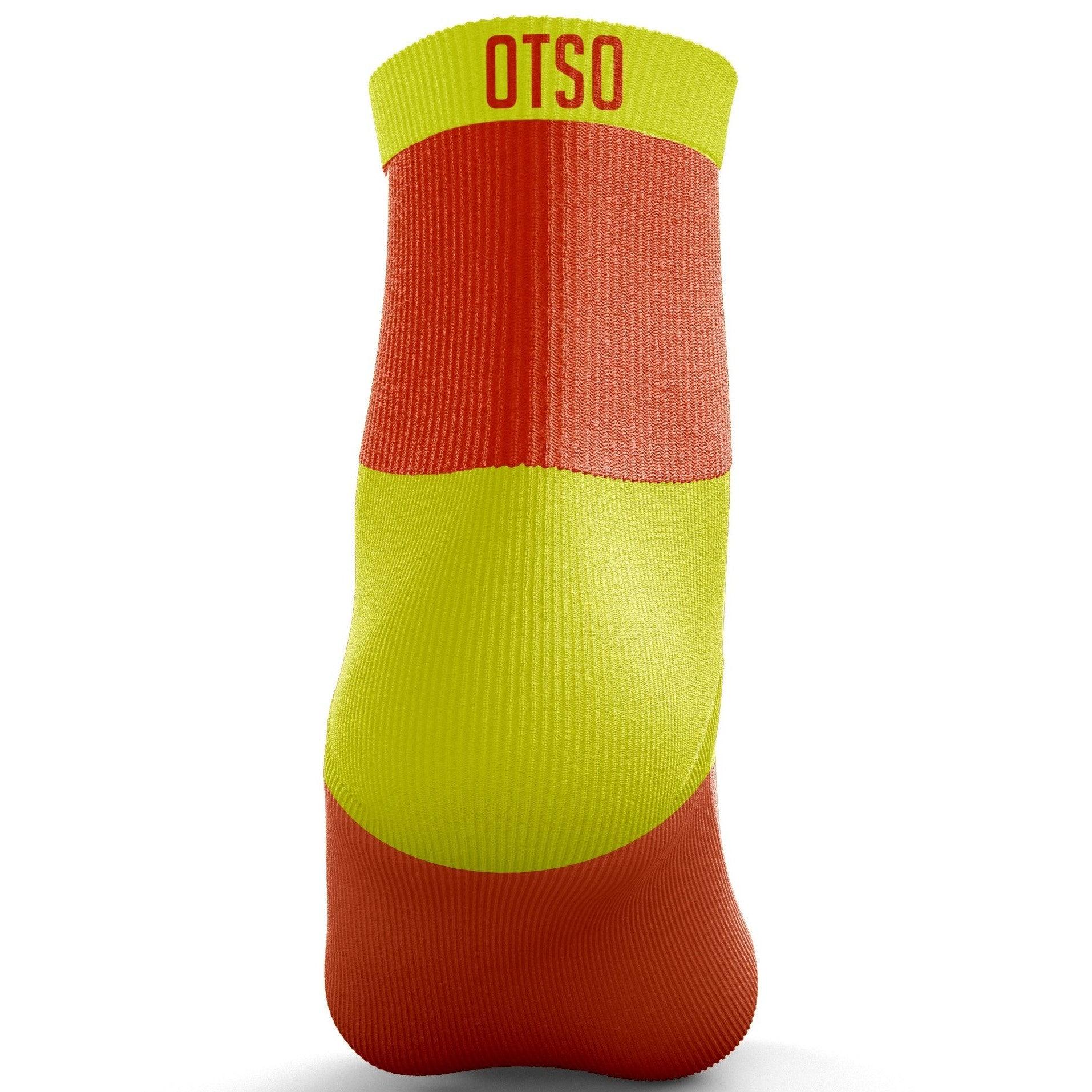 MULTISPORT SOCKS LOW CUT FLUO ORANGE & FLUO YELLOW(マルチスポーツ
